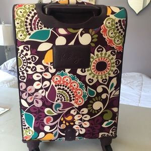 Vera Bradley small rolling suitcase